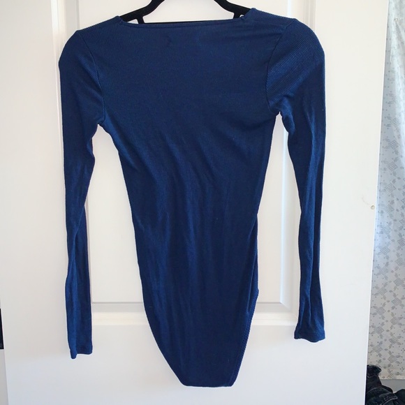 Hollister XS Navy Blue Bodysuit - Picture 6 of 6
